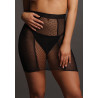 Le Désir Bliss Jupe taille haute résille Thetys - Noir